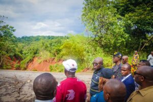 Soludo visits erosion site in Anambra